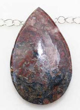 Load image into Gallery viewer, Pietersite Pendant Necklace on Sterling Silver Cable Chain