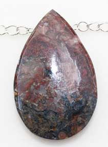 Pietersite Pendant Necklace on Sterling Silver Cable Chain
