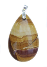 Load image into Gallery viewer, Pilbara Hill Jasper pendant in tear drop shape for ease with spiritual disciplines