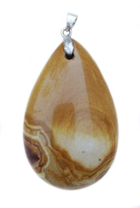 Pilbara Hill Jasper pendant in tear drop shape for ease with spiritual disciplines
