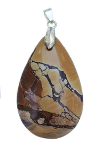 Pilbara Hill Jasper pendant in tear drop shape for ease with spiritual disciplines