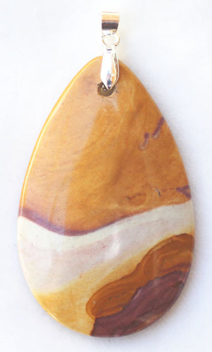Pilbara Hill Jasper pendant in tear drop shape for ease with spiritual disciplines