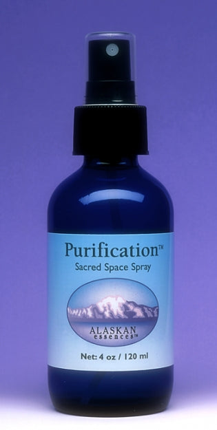 Purification Flower and Gem Sacred Space Spray 4 oz size