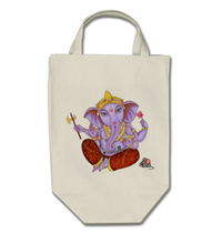 Load image into Gallery viewer, Ganesh Grocery Bag - Cotton Tote Bag