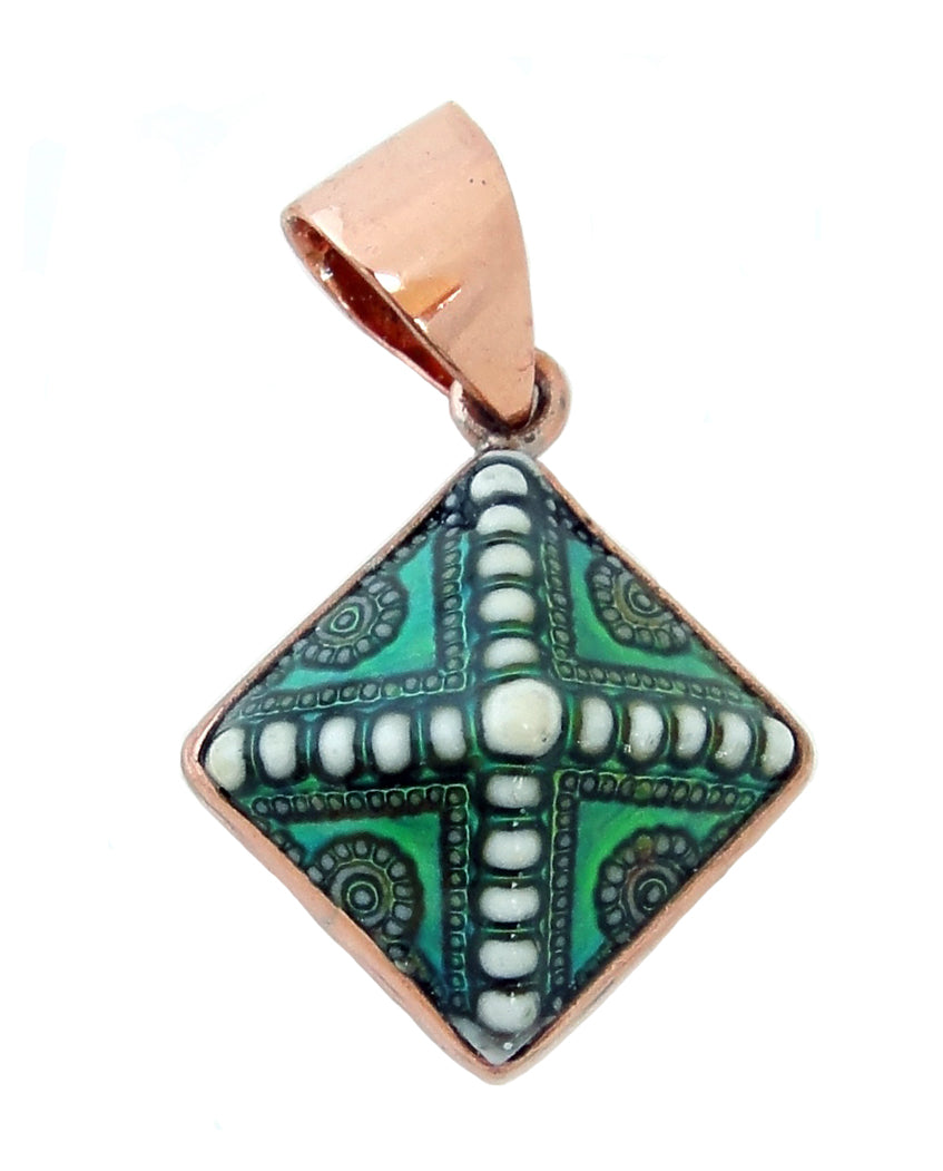 Northern Lights Mirage Bead Pyramid Bead