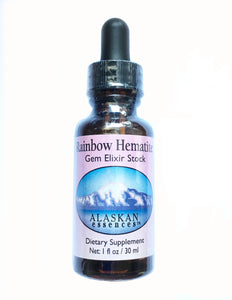 Rainbow Hematite Gem Elixir 1 oz Alaskan Essences