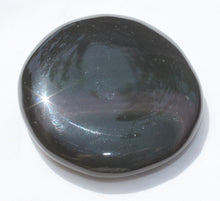 Load image into Gallery viewer, Rainbow Obsidian Smooth Flat Palm Stone