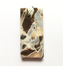 Load image into Gallery viewer, Rainforest Jasper Pendant - chunky tile that makes a statement or great gift for a man!