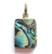 Load image into Gallery viewer, Abalone Shell Pendant aka Mother of Pearl in Sterling Silver