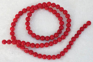 Red Coral Beads
