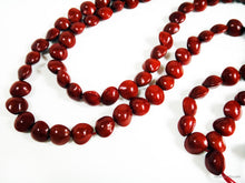 Load image into Gallery viewer, Red Heart Seed Bead Mala - Red Sandalwood