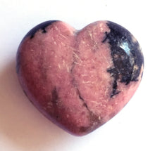 Load image into Gallery viewer, Rhodonite Puffy Heart 31mm
