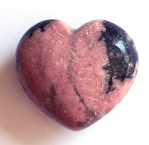 Rhodonite Puffy Heart 31mm