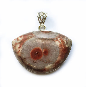 Rhyolite Pendant also known as Birds Eye Jasper