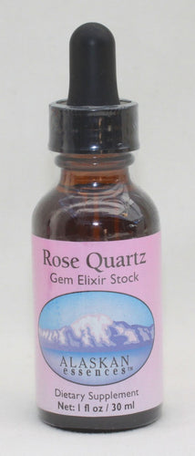 Rose Quartz Gem Elixir 1 oz Alaskan Essences
