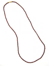 Load image into Gallery viewer, Rosewood 3mm Bead Necklace 18 inch length