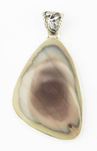 Royal Imperial Jasper pendant in a wing shape.