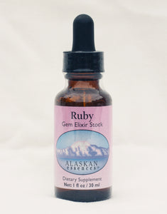 Ruby Gem Elixir 1 oz Alaskan Essences