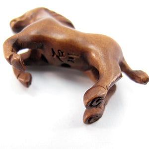 Running Horse Ojime Bead