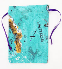 Load image into Gallery viewer, Sagittarius Zodiac Drawstring Bag for Your Tarot Deck