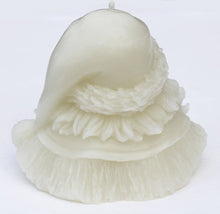 Load image into Gallery viewer, Santa candle with all the health benefits of beeswax. It&#39;s big!