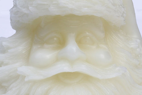 Santa candle with all the health benefits of beeswax. It's big!