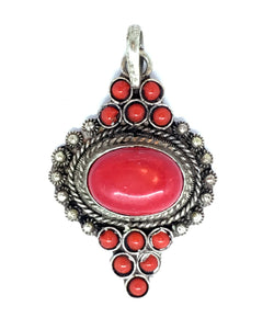 Coral Pendant Santa Rosa Medallion