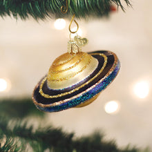 Load image into Gallery viewer, Saturn Planetary Ornament - great on a tree or form your ceiling