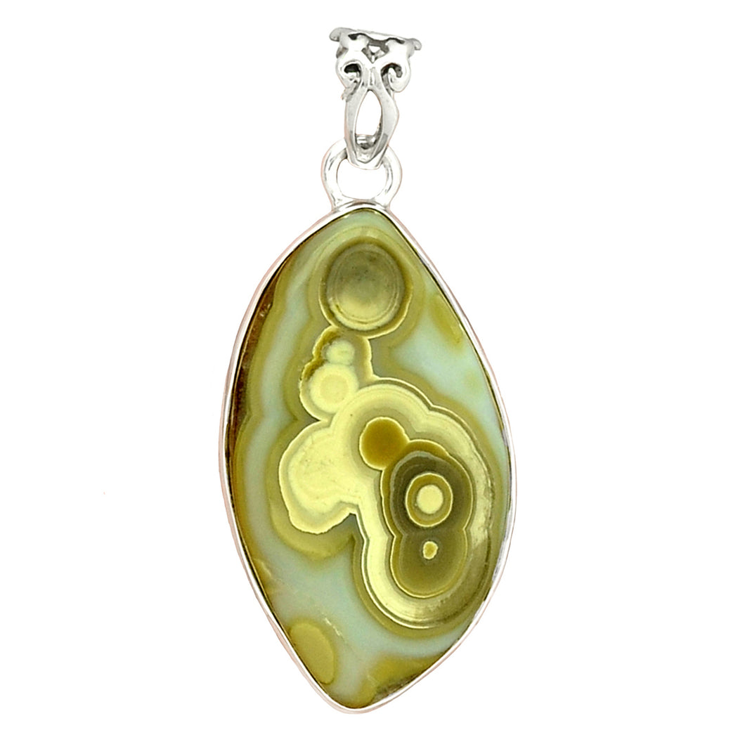 Ocean Jasper Pendant. Talk to the Animals in Physical and Spirit Planes