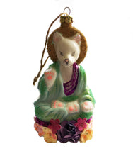 Load image into Gallery viewer, Serenity Cat Ornament Glitter Embellishment