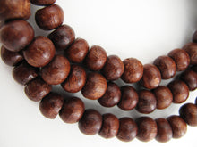 Load image into Gallery viewer, Indian Rosewood aka Sheesham Wood 8mm (not knotted) Mala