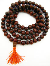 Load image into Gallery viewer, Indian Rosewood aka Sheesham Wood 8mm (not knotted) Mala