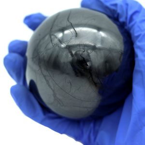 Shungite Sphere 2-3/4 inch diameter 70mm