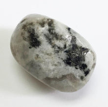 Load image into Gallery viewer, Rainbow Moonstone with Black Tourmaline in tumbled half pound lot