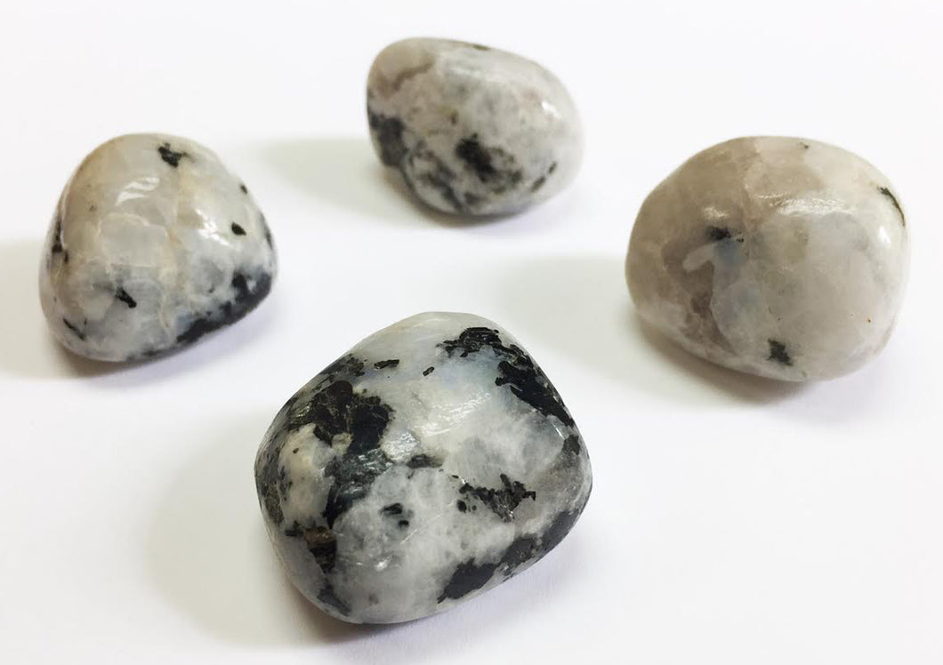 Moonstone with deals black tourmaline