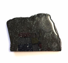 Load image into Gallery viewer, Specular Hematite slice aka Specularite 3.7 inches
