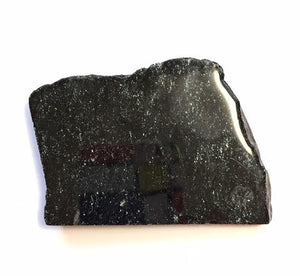 Specular Hematite slice aka Specularite 3.7 inches