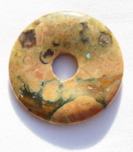Load image into Gallery viewer, Spider Web Agate Donut Bead