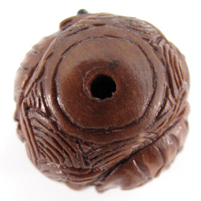 Load image into Gallery viewer, Turtle Bead as a Ball Boxwood Ojime Bead