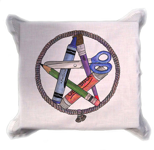 Celtic Pentacle Tarot Cloth by Brigid Ashwood