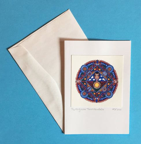 The Magician Tarot Mandala Card