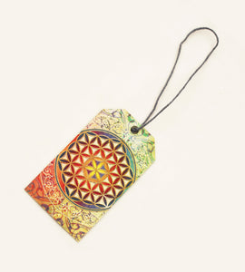 Flower of Life unique gift tag