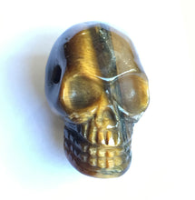 Load image into Gallery viewer, Tiger&#39;s Eye Skull Bead