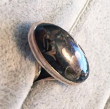 Load image into Gallery viewer, Turritella Agate aka Elimia Agate Ring Size 6.5 Pear Shape