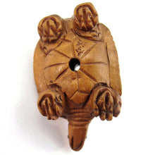 Load image into Gallery viewer, Turtle Bead Boxwood Ojime Bead