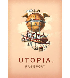 Utopia Passport Notebook from Unemployed Philosophers Guild