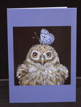 Load image into Gallery viewer, Vicki Sawyer Notecards Owlet with Butterfly