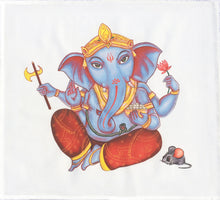 Load image into Gallery viewer, Lord Ganesh Tarot Cloth in Lavender
