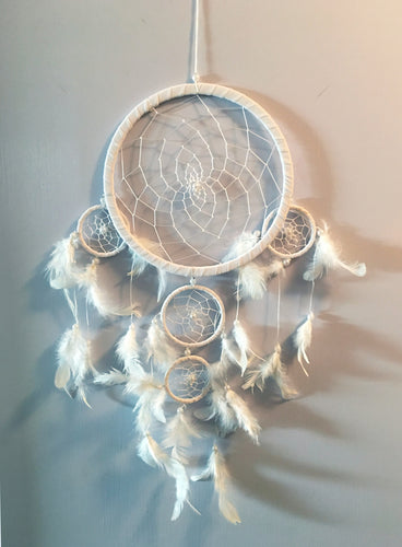Angelic White Dream Catcher