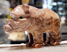 Load image into Gallery viewer, Year of the Pig!  Wild Pig Soapstone Carving